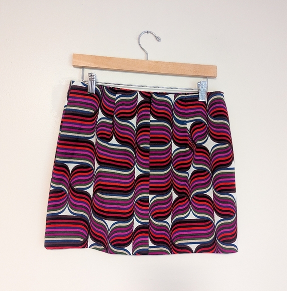 Trina Turk Pink Patterned Mini Skirt - Picture 3 of 4